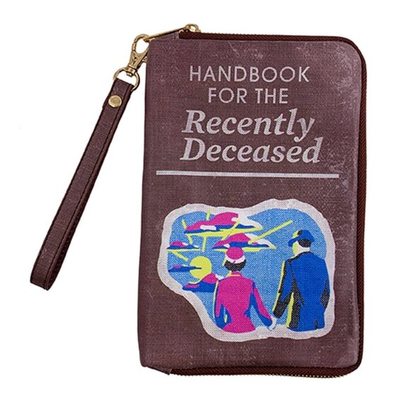 Beetlejuice Handbook for the Recently Deceased Wristlet Purse with 3 Notebooks - Picture 2 of 7